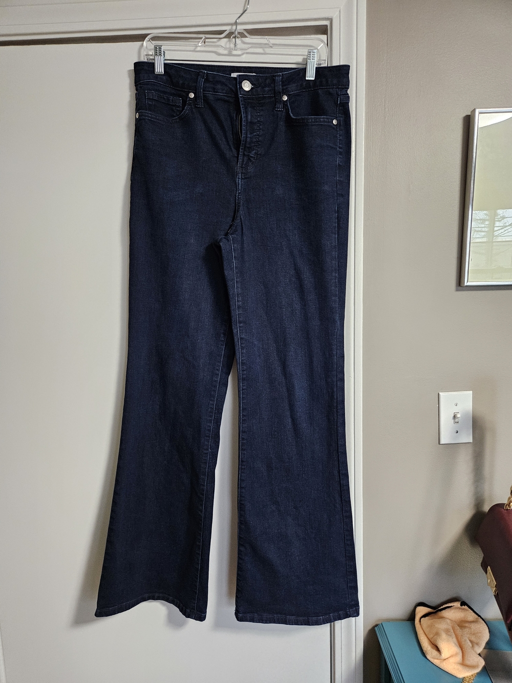 LC Lauren Conrad Dark Blue Flare Jeans